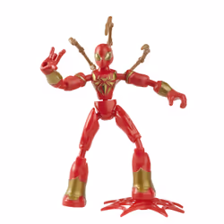 Marvel Spider-Man Bend and Flex Iron Spider, 4 yr(s), Spider-Man, Multicolour, Plastic