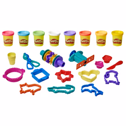 Play-Doh Large Tools and Storage Activity Set with 8 Non-Toxic Colors and 20-Plus Tools, Children's craft kit, 3 yr(s), Non-t ...