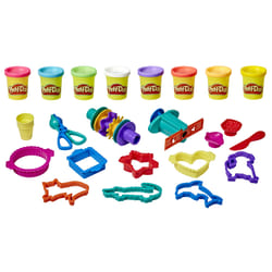 Play-Doh Large Tools and Storage Activity Set with 8 Non-Toxic Colors and 20-Plus Tools