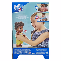 Baby Gotta Bounce Doll, Kangaroo Outfit, Bounces with 25+ SFX and Giggles, Drinks and Wets, Black Hair Toy for Children Aged 3 and Up