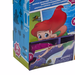 Disney Princess Comics Surprise Adventures Ariel with 5 Dolls  Accessories  and Display Case  Fun Unboxing Toy for Kids 3 Years and Up