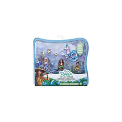 Disney Princess,E9474 and the Last Dragon Kumandra Story Set, 7 Dolls and Doll Accessories, Raya, Sisu, Ongis, Boun, and Sisu