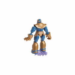 Avengers Bend And Flex Action Figure Toy, 15 cm Flexible Thanos Figure, Includes Blast Accessory, For Children Aged 6 and Up