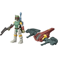 Star Wars Mission Fleet Gear Class Boba Fett Capture in the Clouds 2.5-Inch-Scale Figure and Vehicle, Toys for Kids Ages 4 and Up