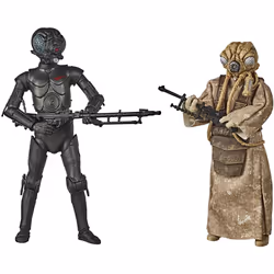 Star Wars The Black Series 4-LOM and Zuckuss Toys 15-cm-Scale The Empire Strikes Back Collectible Figures 2-Pack, Ages 4 and  ...