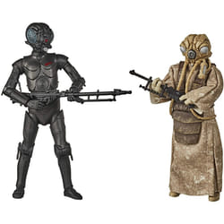 Star Wars The Black Series 4-LOM and Zuckuss Toys 15-cm-Scale The Empire Strikes Back Collectible Figures 2-Pack, Ages 4 and Up