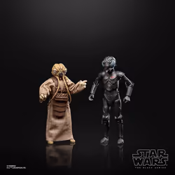 Star Wars The Black Series 4-LOM and Zuckuss Toys 15-cm-Scale The Empire Strikes Back Collectible Figures 2-Pack, Ages 4 and Up