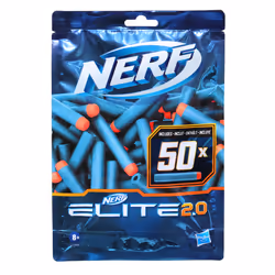 Nerf Elite 2.0 50-Dart Refill Pack - Includes 50 Official Darts, Compatible With All Elite Blasters
