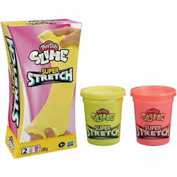 Play-Doh Super Stretch Yellow and Pink 2 Pack