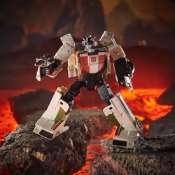 Transformers Toys Generations War for Cybertron: Kingdom Deluxe WFC-K24 Wheeljack Action Figure - 8 and Up