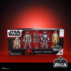 STAR WARS Celebrate The Saga Toys Bounty Hunters Figure Set  3.75-Inch-Scale Collectible Action Figure 5-Pack  Toys for Kids Ages 4 and Up
