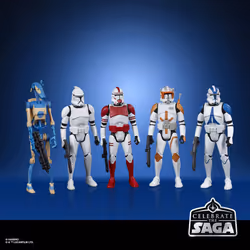 STAR WARS Celebrate The Saga Toys Galactic Republic Figure Set  3.75-Inch-Scale Collectible Action Figure 5-Pack for Kids Ages 4 and Up