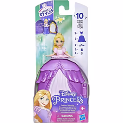 Disney Princess Secret Styles Fashion Surprise Rapunzel  Mini Doll Playset with Extra Clothes and Accessories  Toy for Girls 4 and Up
