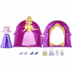 Disney Princess Secret Styles Fashion Surprise Rapunzel  Mini Doll Playset with Extra Clothes and Accessories  Toy for Girls 4 and Up