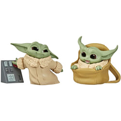 STAR WARS The Bounty Collection Series 2 The Child Collectible Toys 2.2-Inch Speeder Ride  Touching Buttons Figure 2-Pack