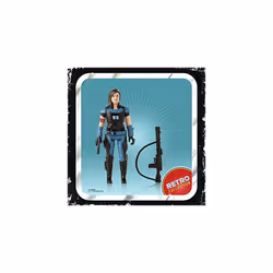 Retro Collection Cara Dune Toy 3.75-Inch-Scale The Mandalorian Action Figure with Accessories, Toys for Kids Ages 4 and Up