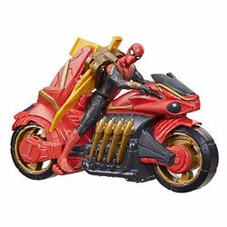 Marvel Spider-Man Jet Web Cycle Vehicle and Action Figure Toy With Wings