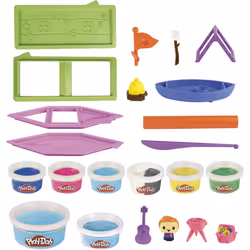 Play-Doh Collectibles Mold N Fold Core Tent and Outdoor Builder Hasbro