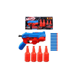 Nerf Alpha Strike Cobra RC-6 Dart Gun Set With Target Bottles 17pc set