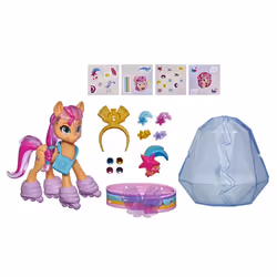 My Little Pony : A New Generation Movie Crystal Adventure Sunny Starscout, My Little Pony, 5 yr(s), Multicolour