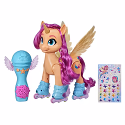 My Little Pony A New Generation Movie Sing 'N Skate Sunny Starscout, 5 yr(s), My Little Pony, Multicolour, Plastic