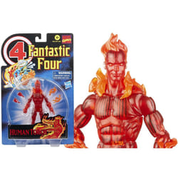 Hasbro Marvel Legends Vintage Johnny Storm Action Figure