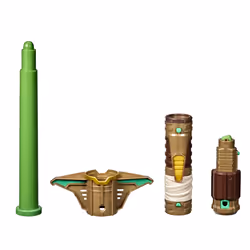 Star Wars Lightsaber Forge Yoda Extendable Green Lightsaber Customizable Roleplay Toy, Ages 4 and Up