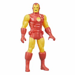 Marvel Legends Retro 375 Collection Iron Man, Collectible action figure, Movie & TV series, 17 g