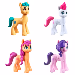 My Little Pony A New Generation Movie Friends Figure - 3-Inch Pony Toy for Kids Ages 3 and Up, 3 yr(s), My Little Pony, Assor ...