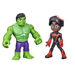 Marvel Spidey and His Amazing Friends Miles Morales & Hulk