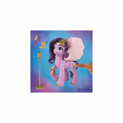 My Little Pony: A New Generation Movie Singing Star Princess Petals - 15-Cm Pony Toy that Sings, Plays Music for Kids