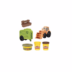 Wheels Tractor Farm Truck Toy for Kids 3 Years and Up with 3 Cans of Non-Toxic Modeling Compound, Multicolor, (F1012)