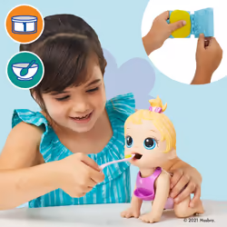 Baby Alive Lil Snacks Doll, Eats and Poops, Snack-Themed 8-Inch Baby D