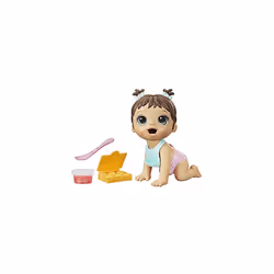 Baby Alive Lil Snacks Doll, Eats and Poops, Snack-Themed 8-Inch Baby Doll, Snack Box Mold, Toy for Kids Ages 3 and Up, Brown  ...