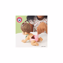 Baby Alive Lil Snacks Doll, Eats and Poops, Snack-Themed 8-Inch Baby Doll, Snack Box Mold, Toy for Kids Ages 3 and Up, Brown Hair