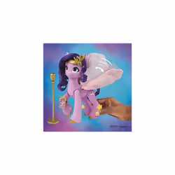My Little Pony: A New Generation Movie Singing Star Princess Pipp Petals - 6-Inch Pink Pony That Sings and Plays Music, Toy for Kids Age 5 a