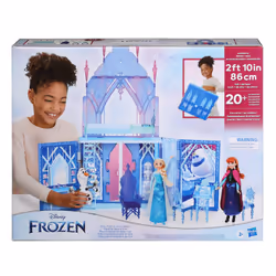 Disney Frozen 2 Elsa's Fold and Go Ice Palace  Castle Playset  Toy for Kids Ages 3 and Up