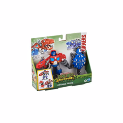 Transformers Dinobot Adventures Rescue Bots F3110 Optimus Prime + Dinobot Figure 13 cm