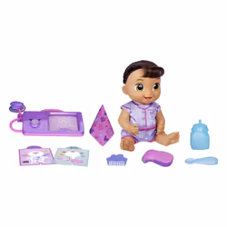 Baby Alive Lulu Achoo Doll 12-Inch Interactive Doctor Play Toy with Lights Sounds Movements and Tools Kids 3 and Up Brow ...