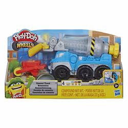 Play-Doh Cement Truck Toy with 4 Non-Toxic Colors