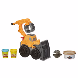 Hasbro Play-Doh E9226 Wheels Front Loader Toy Truck for Children from 3 Years with Play-Doh Sand Clay and 2 Classic, Multi Co ...
