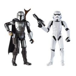 STAR WARS Galaxy of Adventures The Mandalorian 5-Inch-Scale Figure 2 Pack with Fun Blaster Accessories  Toys for Kids Ages 4 and Up (Amazon Exclusive)