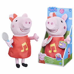 Peppa Pig Oink Along Songs Peppa Feature Plush, Toy animals, 1.5 yr(s), Interactive, Sounding, LR44, Batteries included