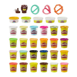 Play-Doh Kitchen Creations Cook 'n Colors Refill Variety Pack with Confetti  Elastix  Drizzle  Metallics  and Color Burst  Non-Toxic (Amazon Exclusive