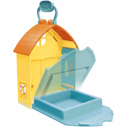 Peppa Pig Peppa's Adventures Peppa's Swimming Pool Fun Playset Preschool Toy, Includes 1 Figure and 4 Accessories