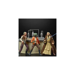 Star Wars The Power Of The Force Cantina Dr. Evazan, Ponda Baba & Obi-Wan Kenobi Playset Figures(The Black Series)