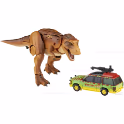 Transformers Tyrannocon Rex v Autobot JP93 Jurassic Park action set