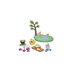 Peppa's Adventures Peppa's Picnic Playset, Preschool Toy With 2 Figures and 8 Accessories, for Ages 3 and Up, Multicolor, (F2516)