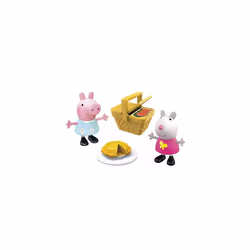 Peppa's Adventures Peppa's Picnic Playset, Preschool Toy With 2 Figures and 8 Accessories, for Ages 3 and Up, Multicolor, (F2516)