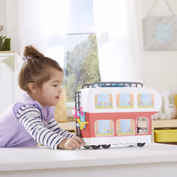 Peppa Pig PeppaAs Adventures PeppaAs Family Motorhome Preschool Toy, Vehicle to RV Playset, Plays Sounds and Music, Ages 3 and up